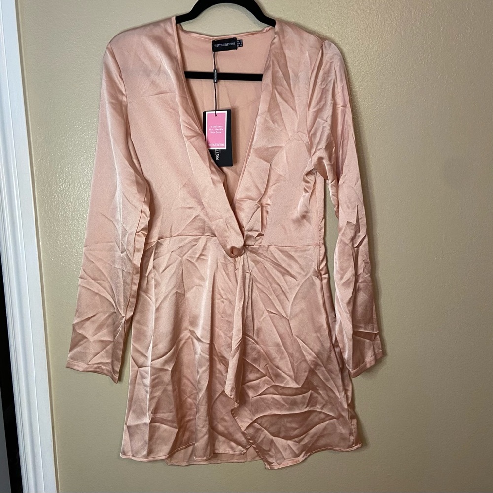 Pretty little thing blush dress
